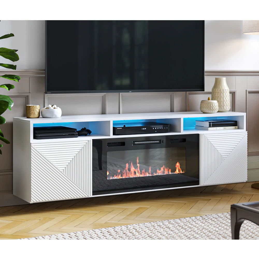 Giza EF Wall Mounted Electric Fireplace 63" TV Stand