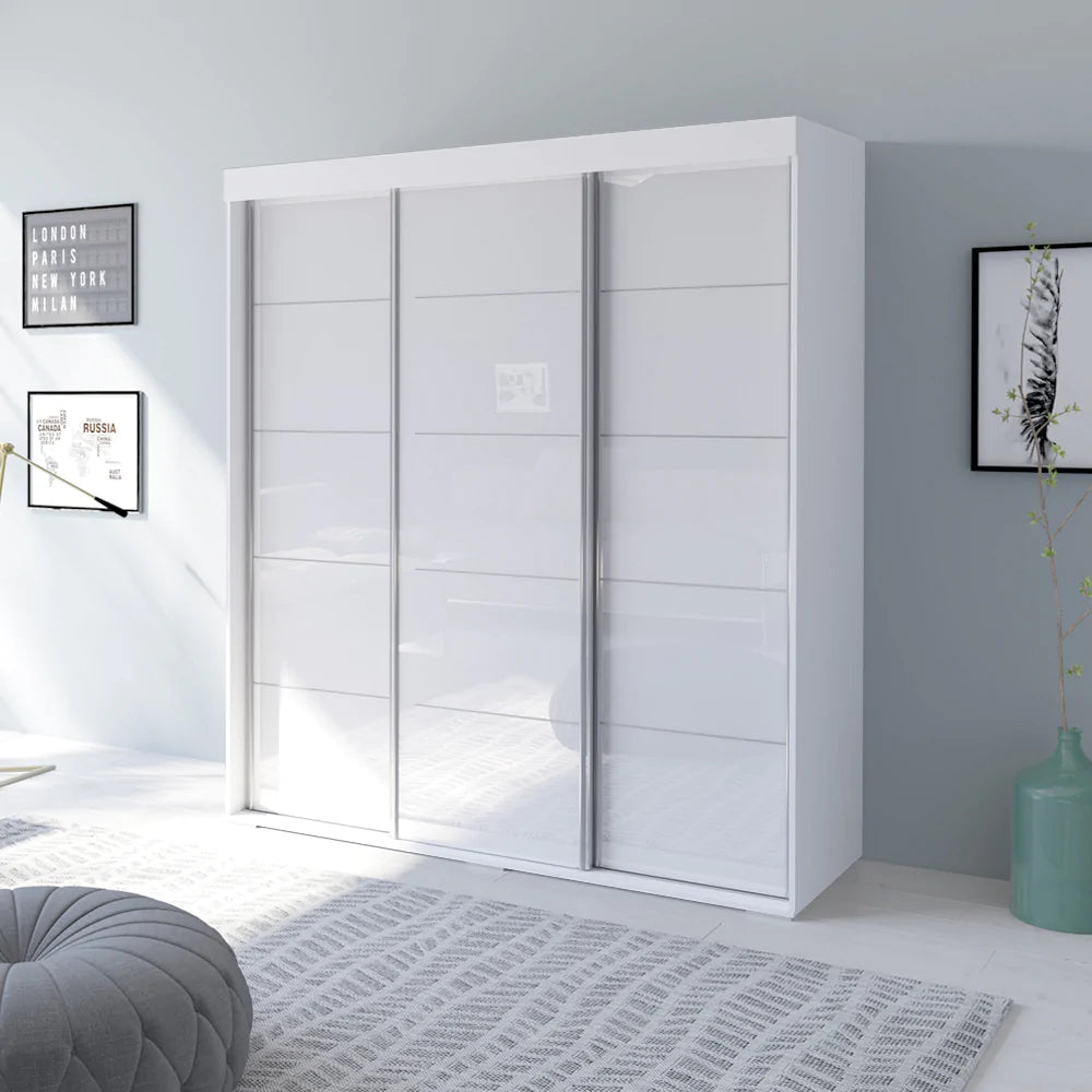 Aria modern high gloss armoire new arrivals
