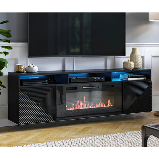 Giza EF Wall Mounted Electric Fireplace 63" TV Stand