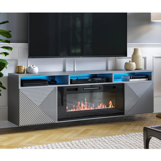 Giza EF Wall Mounted Electric Fireplace 63" TV Stand